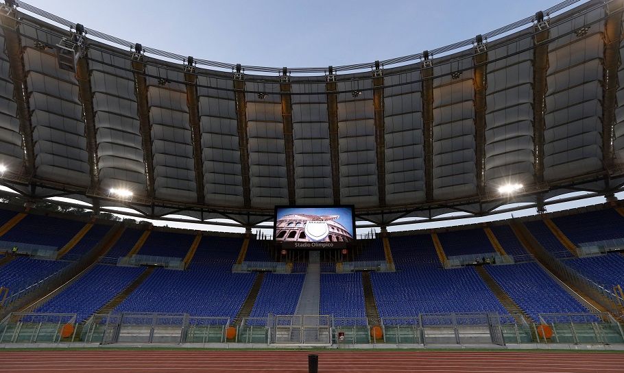 lazios hjemmebane stadio olimpico i rom