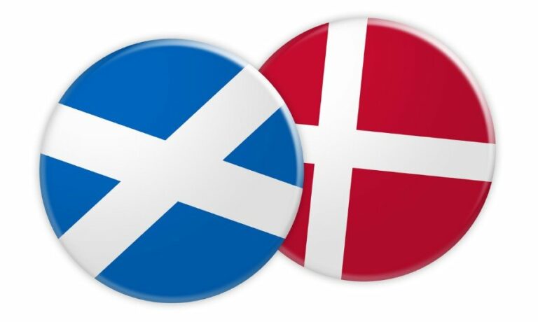 skotland danmark flag