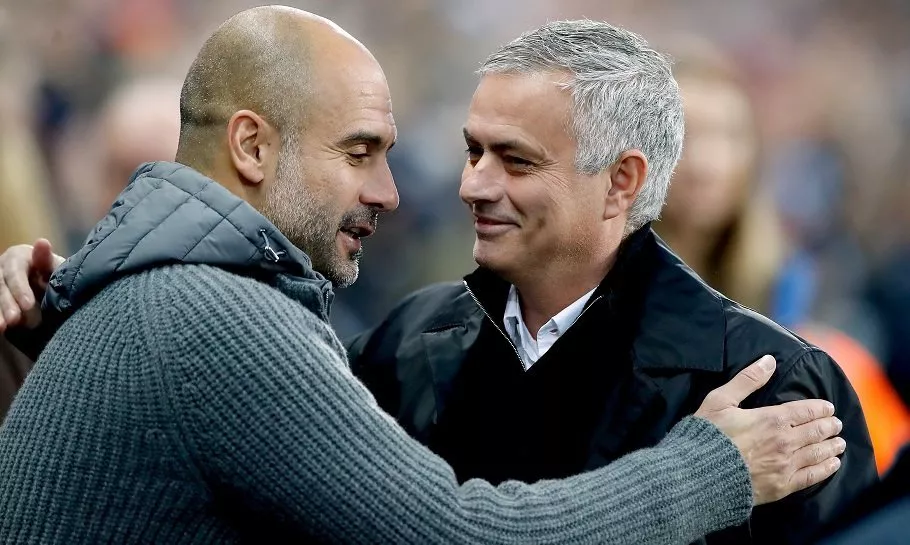 pep guardiola og jose mourinho