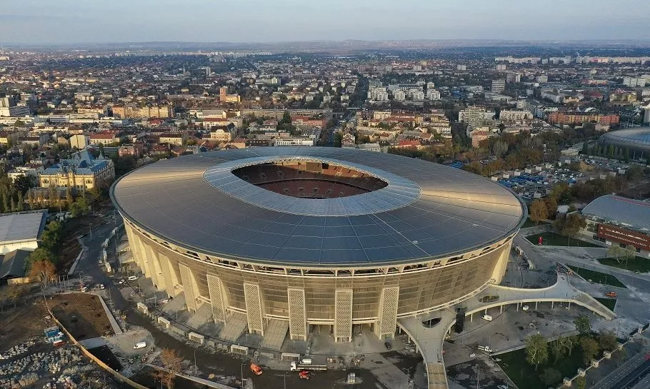 ungarns nationalstadion puskas arena i budapest