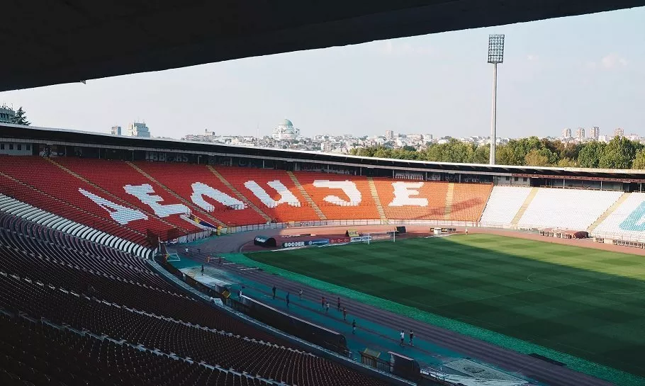 røde stjernes stadion rajko mitic i beograd