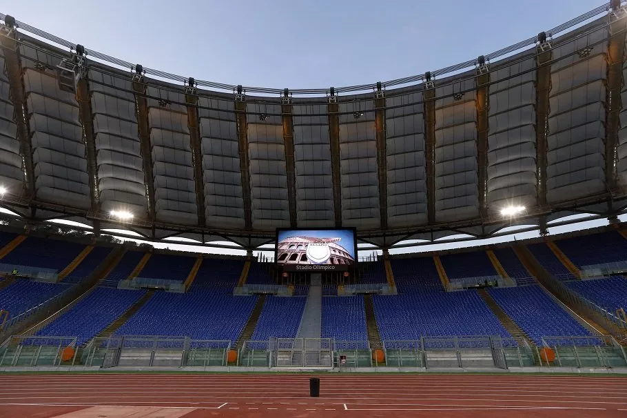 lazios hjemmebane stadio olimpico i rom