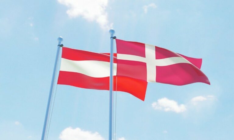 østrig danmark flag