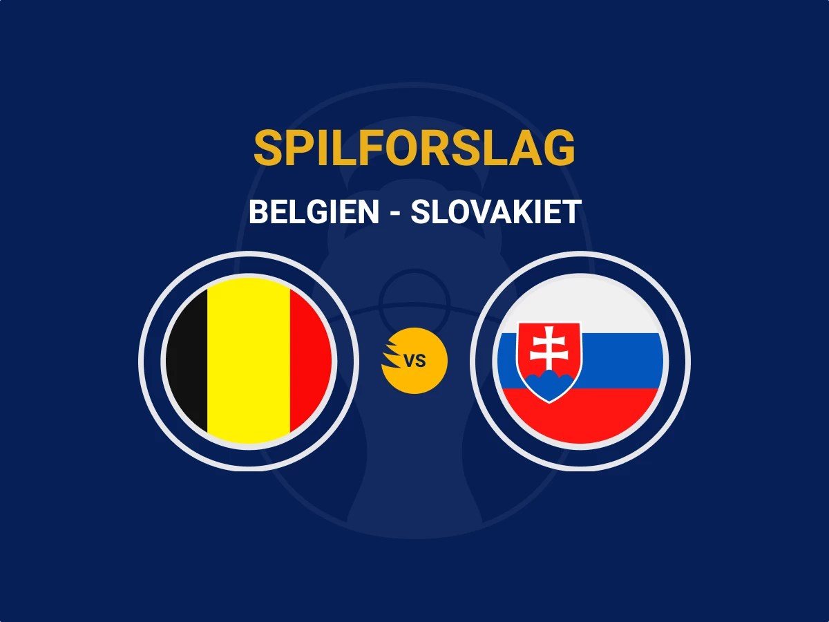 Belgien - Slovaket ved EM 2024